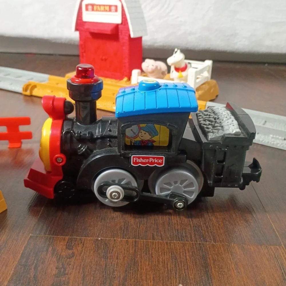Mattel Fisher Price 1999 Toots The Train Set Remote Voice Command Tested Works